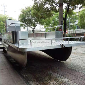 <span class=keywords><strong>Bateau</strong></span> à fond plat en aluminium soudé de 4,2 m (14 pieds) pour petits poissons, style ponton, bateaux ouverts, prix de bateaux de pêche <span class=keywords><strong>Panga</strong></span> d'<span class=keywords><strong>occasion</strong></span> pas chers en Thaïlande - Product Image 6