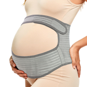 Faja <span class=keywords><strong>de</strong></span> Maternidad Suave y Transpirable, Ajustable, <span class=keywords><strong>de</strong></span> Nailon y Spandex Ecológicos, Alivia el Dolor <span class=keywords><strong>de</strong></span> Espalda y Pelvico para Todos los Trimestres - Product Image 1