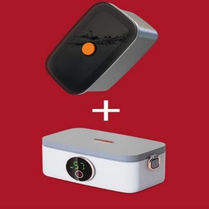 Boîtes à lunch thermiques en acier inoxydable chauffées électriquement sans fil rechargeables pour enfants, portables pour les voyages - Product Image 1