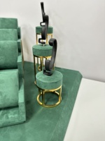 Nouvel arrivage Présentoir de montre à bijoux de luxe personnalisé vert présentoir de bijoux pour vitrine