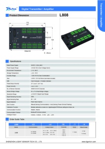 L808 16 kanallı dijital kuvvet sensörleri ve yük hücreleri 24 Bit hassas sinyal verici EtherCAT Modbus iletişimi - Product Image 4