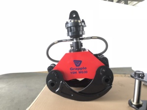 Kinger อุปกรณ์ไฮดรอลิกแบบท่อน<span class=keywords><strong>ไม้</strong></span> Grapple แบบหมุน360สำหรับ<span class=keywords><strong>รถ</strong></span>ตักดินขนาดเล็ก - Product Image 6