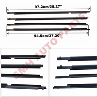 Juego de Molduras de Goma para Puertas Exteriores Delanteras/Traseras Derechas e Izquierdas para Toyota Corolla Axio/Fielder 2006 2007 2008 2009 2010 2011 2012