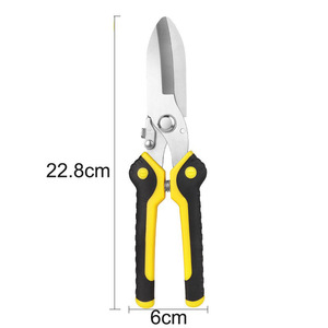 Pinheng Sheet Metal Shears Stainless Steel Straight Head PH263 Heavy Duty Aviation <b>Cutting</b> <b>Tool</b> - Product Image 2