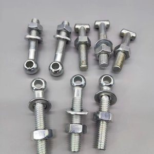 Nhúng nóng mạ kẽm vuông t đầu bu lông và đai ốc giàn giáo kẹp căng HDG bu lông - Product Image 3