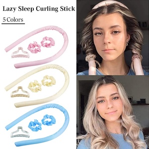 Meilleures ventes TikTok : Bigoudis doux pour dormir, sans chaleur, en ruban et en mousse, pour des boucles DIY quotidiennes - Product Image 2