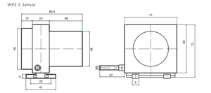 크레인 붐 각도 측정을 위한 고정밀 알루미늄 합금 드로우 와이어 센서 500mm IP65 위치 센서 - Product Image 6