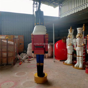 Nouveau <span class=keywords><strong>Casse</strong></span>-<span class=keywords><strong>Noisette</strong></span> de Noël en Fibre de Verre de Grande Taille 240 <span class=keywords><strong>cm</strong></span>, Soldat de Jouet Décoration - Product Image 4