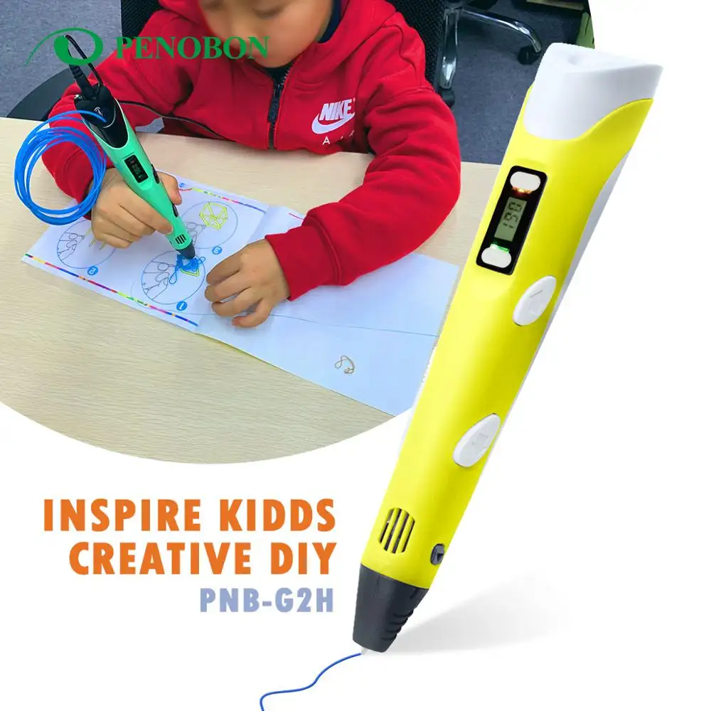 Children's Gift Mini 3D Printing Drawing Printer Pen smart 3d pen printer with PLA filament