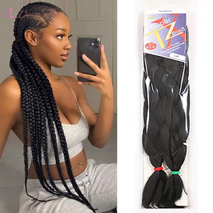 BELEZA 30 #   Extensions capillaires faciles à poser, style Hot Trade Henan, multicolores, volumineuses, douces, pour tresses africaines et dreadlocks au crochet - Product Image 2
