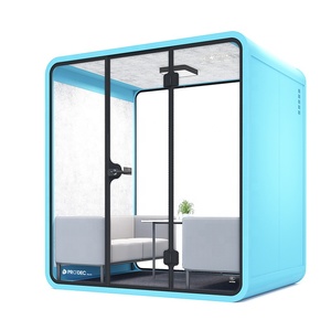 <span class=keywords><strong>Prodec</strong></span> Acoustic: cabina de estudio de producto móvil para profesionales, cápsulas de oficina insonorizadas, espacios de reunión elegantes - Product Image 3