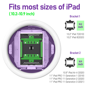 Mwe Đám Cưới Ảnh Tự Sướng Cầm Tay Chuyển Vùng Ảnh Gian Hàng Di Động Đảng Tổ Chức Sự Kiện RGB Vòng Ánh Sáng Ipad Photobooth Với Phần Mềm Điều Khiển - Product Image 3