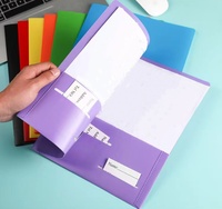 F1725 Papeterie personnalisée, sac de classement transfrontalier très demandé, classeur de bureau, boîte de rangement A4 en PP pour documents, ensemble de fournitures scolaires