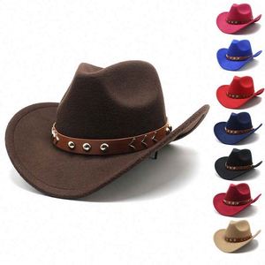 Sombrero de Vaquero Hecho a Mano, Impermeable y Ecológico, Estilo Mexicano, para Caza y Deportes, de Poliéster/Algodón, para las Cuatro Estaciones - Product Image 1