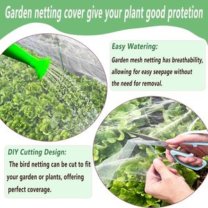 UV điều trị trong suốt nhà kính chống côn trùng lưới tuổi thọ nhựa bìa cho nông nghiệp bảo vệ bao gồm các nhà máy - Product Image 5
