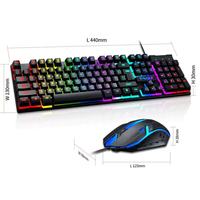 Offre Spéciale T200 coloré rétro-éclairage Rgb clavier 104 touches lampe de jeu clavier pour ordinateur portable clavier