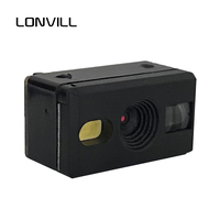 Mesin Pemindai Barcode LONVILL Scanning Gun Engine Compact Ultra Slim TTL-232 USB 2 1D 2D Embedded
