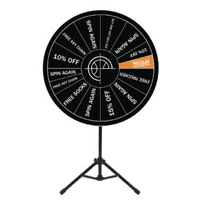 Premier 1m 100cm 40in roue de prix PVC roue de Fortune support de jeu Logo personnalisé pour panneaux d'affichage et récompenses - Product Image 4