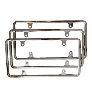 Marco Universal para Matrícula Personalizado, Marco de Acero Inoxidable para Matrícula con Especificaciones Estadounidenses - Product Image 4