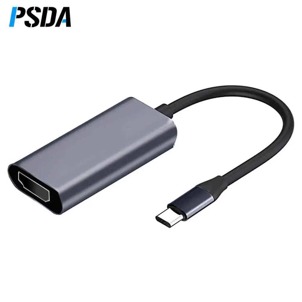 PSDA-tarjeta de captura de vídeo HD, 4K, 1080P, tipo C, Compatible con HDTV, grabador de vídeo USB, caja de registro para DVD, videocámara de grabación