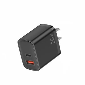 Adaptador de Corriente USB-C USB-A de 20W al por Mayor, Adecuado para <span class=keywords><strong>Carga</strong></span> Rápida, <span class=keywords><strong>Cargador</strong></span> de Pared GaN Tipo-C para <span class=keywords><strong>iPhone</strong></span> 15 16 17 - Product Image 2