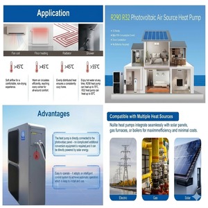 OEM <b>Solar</b> Air to Water Heat <b>Pump</b> R290 R32 Type 10kW 15kW 20kW PV Heat <b>Pump</b> - Product Image 6