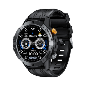 2024 mới ngoài trời thông minh đồng hồ kim loại trường hợp 410mAh pin 1.52inch hiển thị ứng dụng dafit BT gọi bước đếm tin nhắn nhắc nhở đồng hồ - Product Image 1