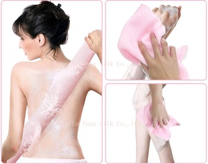 Toalla Hammam turca al por mayor 100% Nylon Extra desechable lavado <span class=keywords><strong>plato</strong></span> <span class=keywords><strong>de</strong></span> <span class=keywords><strong>ducha</strong></span> paño <span class=keywords><strong>de</strong></span> limpieza corporal - Product Image 3