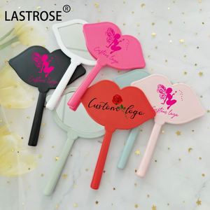 Hand <b>Mirrors</b> Wholesale Private Label Heart Hand <b>Mirror</b> Mini <b>Mirror</b> Cosmetic Vendor - Product Image 3