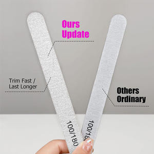 Offre Spéciale zèbre gris <span class=keywords><strong>lime</strong></span> <span class=keywords><strong>à</strong></span> ongles salon émeri planches nail art manucure limeur pour ongles en acrylique naturel bricolage - Product Image 4