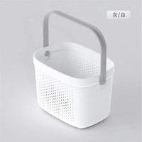 Panier de rangement en plastique avec poignée
