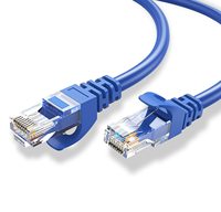 Kabel Komunikasi UTP Cat6 OEM/ODM Tembaga Murni 24 26 28AWG RJ45 Kabel Patch Ethernet 8 Konduktor Selubung PVC Kabel Jaringan