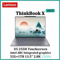 Portátil Lenovo Thinkbook X 2025 con Intel UItra5-225H / UItra9-285H, Pantalla Táctil Opcional de 13.5 Pulgadas y 2.8K, Ideal para Estudiantes y Educación