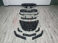 Pour Corvette C8 : Kit carrosserie en fibre de carbone style ZR1 (comprend un capot, une lèvre avant, un diffuseur arrière et un aileron arrière).