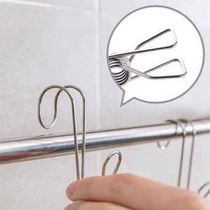 Stainless Steel Clothes Clips 9.5cm Windproof Drying Clips For Socks <b>Underwear</b> General Use - Product Image 2