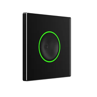 AC8130-Lecteur Rfid de porte Module RFID 13.56Mhz NFC Alliage d'aluminium + lecteur de carte de contrôle d'accès en verre trempé