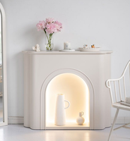 Meuble de rangement décoratif de style nordique simple, cheminée française, salon, entrée, chambre à coucher, étagères