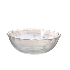 Cuencos de fruta de postre de cereales personalizados Cuenco de cristal de ensalada grande ecológico para cocina de restaurante en casa - Product Image 2