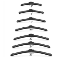 Escobilla Limpiaparabrisas Cuadrada para Coche, Inserto de Limpiaparabrisas, Limpiaparabrisas Job Top para Lincoln 2016, Limpiaparabrisas para Ford Focus