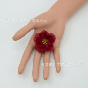 ดอกไม้ประดิษฐ์ Dongchen Crafts ขนาด 5 ซม. ดอกไม้ผ้าไหม อุปกรณ์ประกอบฉากงานแต่งงาน ของตกแต่งบ้าน อุปกรณ์ถ่ายภาพ DIY เครื่องประดับศีรษะ - Product Image 2