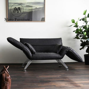 Mobilier italien DS-142 Fauteuil transformable Canapé inclinable nordique en cuir pour salon Fauteuil moderne à <span class=keywords><strong>angle</strong></span> réglable - Product Image 6