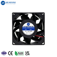 Ventilateur axial AM8038H24S 80x80x38mm 8038 12V 24V à roulement à manchon, faible bruit, haute vitesse, pour refroidissement
