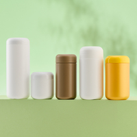 Bouteille en PE blanche à large ouverture de 150 cc, bouteille en HDPE pour produits de santé au safran, pot de 210 ml, bouteille de poudre de complément alimentaire de 900 ml