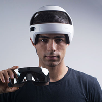 Masseur électrique pour la tête, les yeux et le cou Breo Official IDream5s, avec chaleur, pétrissage, pression, contrôle par application et batterie au lithium.