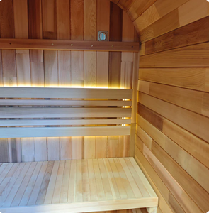 <span class=keywords><strong>Sauna</strong></span> extérieur en cèdre rouge pour 1 à 2 personnes |   Toiture imperméable pour les cours et l'usage domestique - Product Image 4