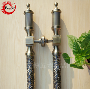 Sang trọng <span class=keywords><strong>Red</strong></span> Brass cửa xử lý cửa kính kéo xử lý - Product Image 5