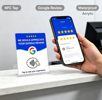 Support NFC programmable personnalisé avec QR code pour cartes-cadeaux Google Play, avis, réseaux sociaux, contrôle d'accès, carte de paiement en plastique