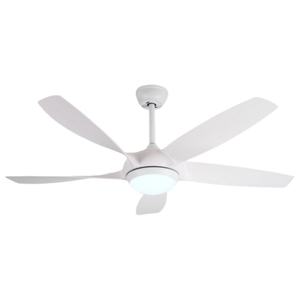 Ventilador de techo de 56 pulgadas para decoración de oficina y hogar, con control remoto, motor de CC, LED de bajo consumo y luz. - Product Image 1