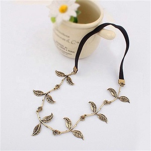 MIO British style fashion romantic olive branch fascia elastica fashion sweet metal tree leaf headband - Product Image 5