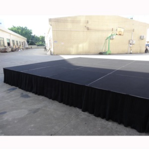 เวทีพกพาขนาด 4x4 ฟุต ประกอบง่าย พร้อมไฟสำหรับงานแต่งงาน - Product Image 6